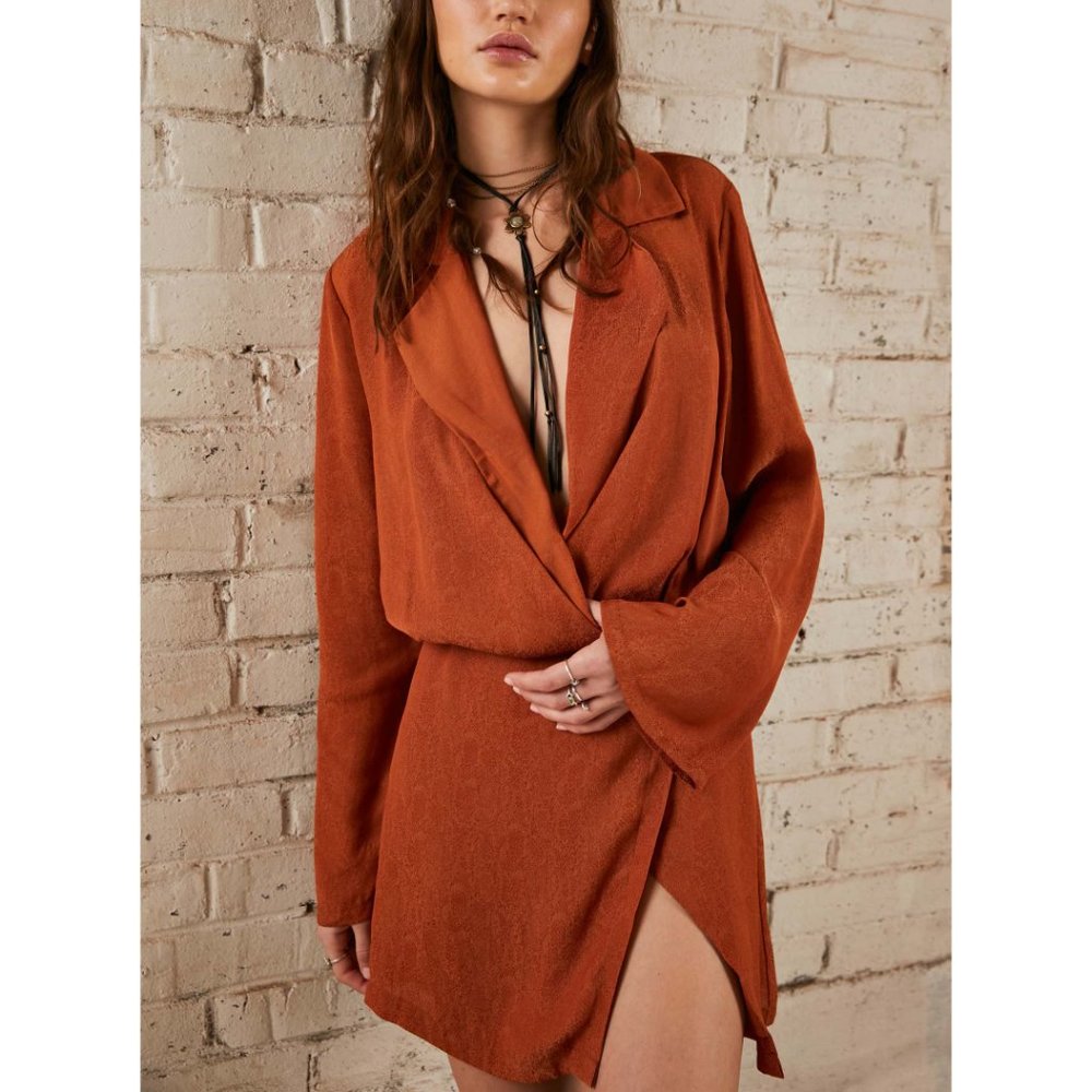 🎉LAST CHANCE🎉 FREE PEOPLE Simone Dress / Cinnaber